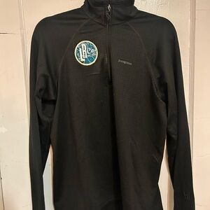Patagonia Black R1 Quarter-Zip Pullover